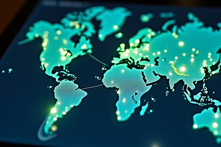 Carte interactive affichant des marqueurs verts sur des destinations mondiales, symbolisant un réseau de partenaires de voyage écoresponsables.